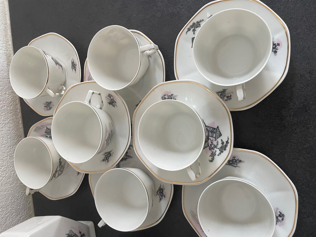 Limoges - 整套咖啡杯具 (19) - 瓷器 #2.3