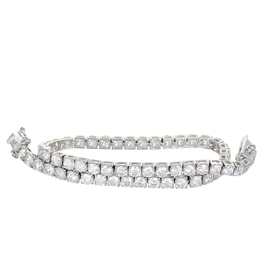 Bracelet - Or blanc  4.76ct. Diamant  #1.1