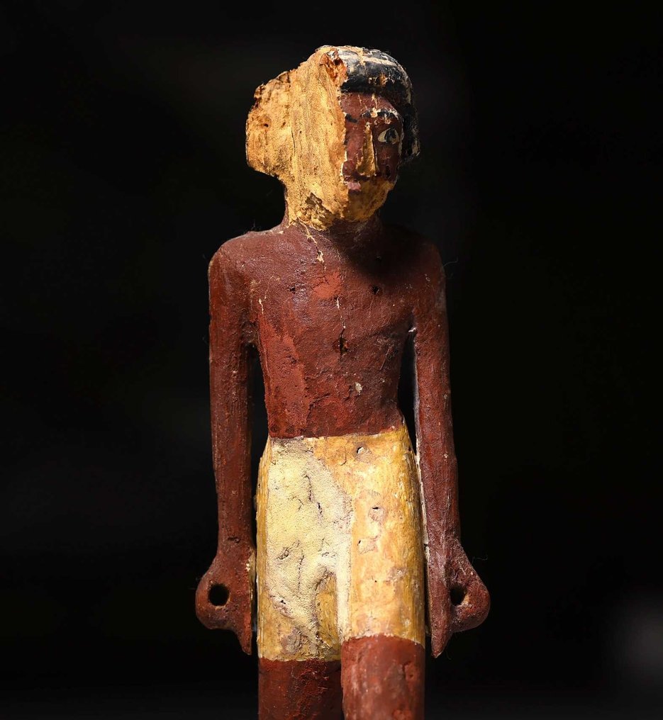 古埃及 木 Funerary model - 19 cm #1.2