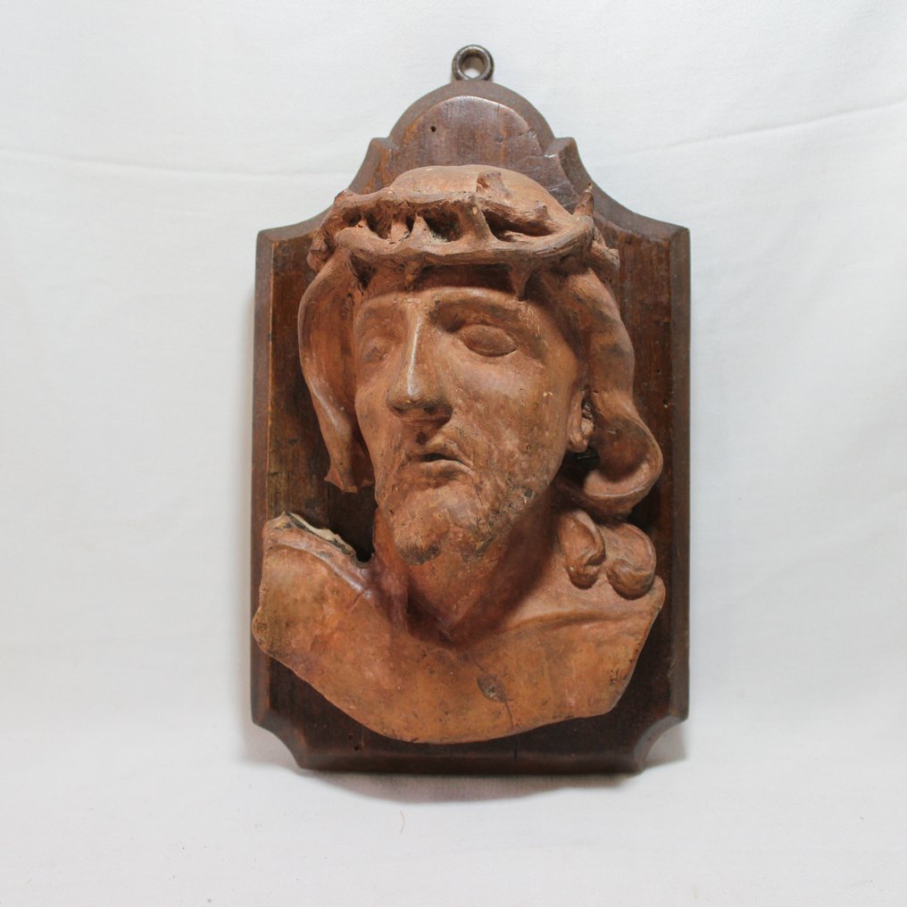 Rilievo, Ecce Homo - 21 cm - Terracotta #1.1