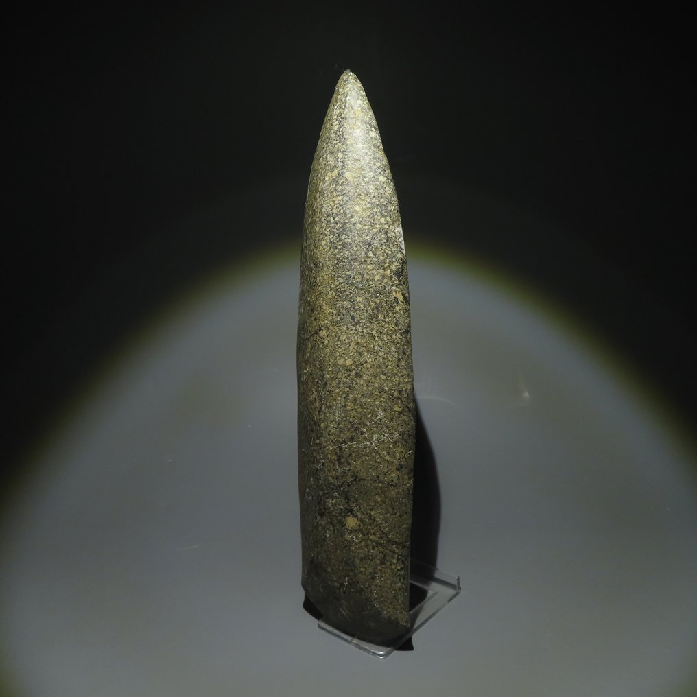 Neolithischen Stein Werkzeug. 3000–1500 v. Chr. 26,5 cm L.  (Ohne Mindestpreis) #2.1