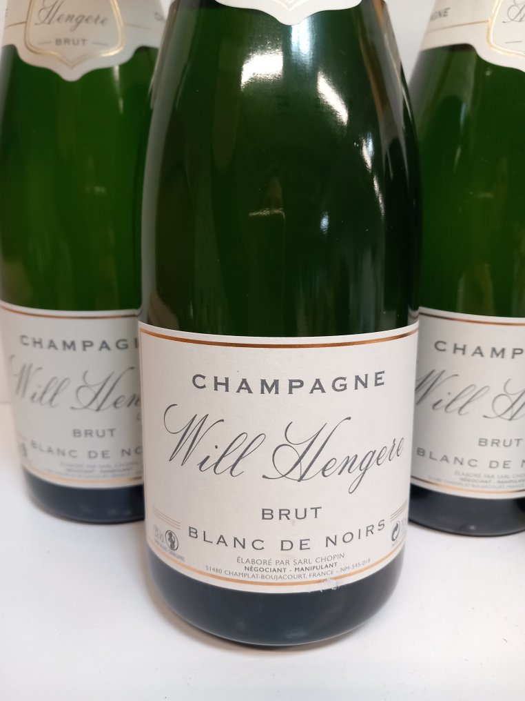 Will Hengere, Maison Chopin, Will Hengere, cru  Blanc de Noirs - Champagne Brut - 6 Flasker (0,75 L) #2.2