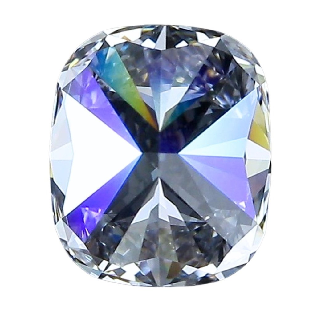 1 pcs 鑽石 - 1.19 ct - 明亮型, 枕形 - D (無色) - 無瑕疵的 #3.2