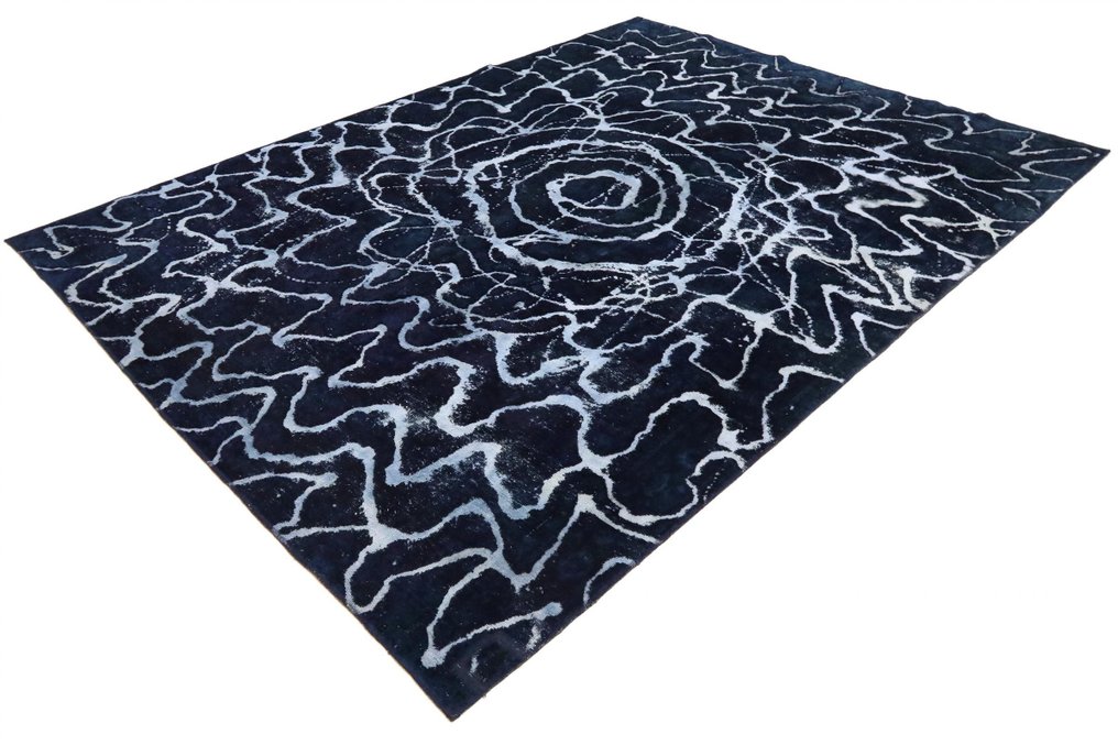 精美復古獨特畢卡索外觀 Jean Wash 波斯 - 小地毯 - 3.71 cm - 2.78 cm #1.2