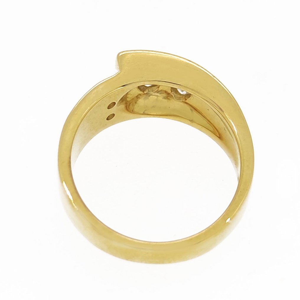 Gyűrű - 18 kt. Sárga arany Gyémánt  #1.2