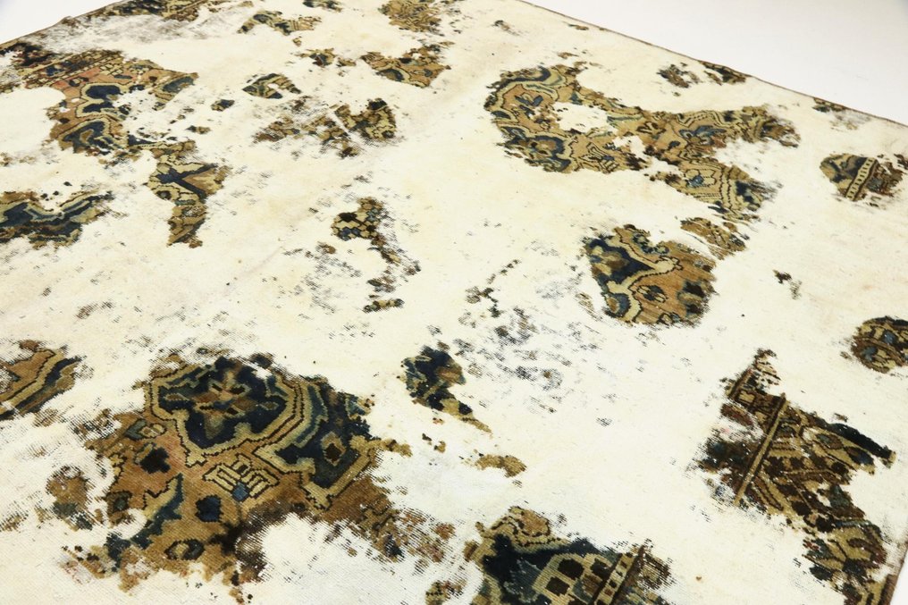 精美复古独特毕加索外观 Jean Wash 波斯 - 小地毯 - 3.09 cm - 2.7 cm #3.2