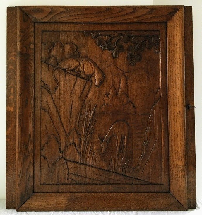 艺术装饰 门 (2) - 1930-1940 - 一对装饰艺术门  #2.1