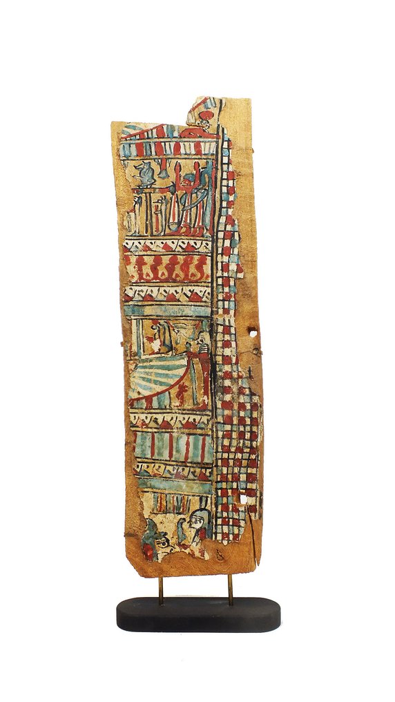Det gamle Egypt, sen periode til romertiden Tre Gammelt egyptisk trepanel - 53 cm #2.1