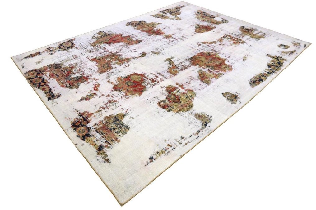 精美复古独特毕加索外观 Jean Wash 波斯 - 小地毯 - 3.55 cm - 2.69 cm #2.1