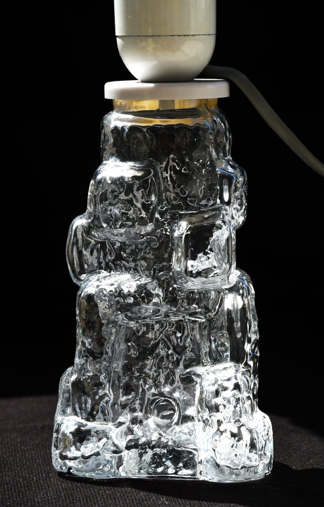 Reijmyre Glasbruk - 台灯 - 冰塔 - 水晶, 钢, 棉 #3.2