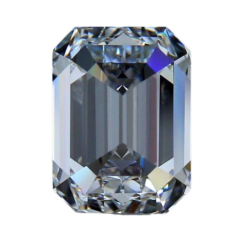 1 pcs Diamante - 1.90 ct - Smeraldo - F - VVS2 #3.2
