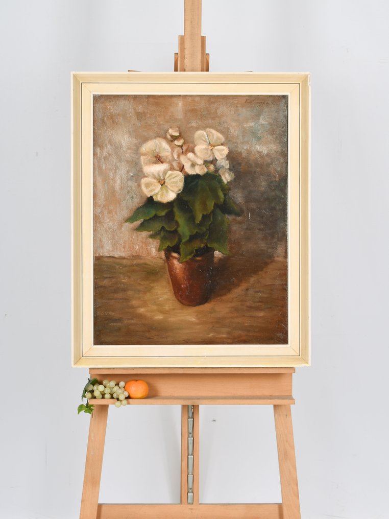 Ludolph Berkemeyer (1864-1931) - Still life with flower vase #1.2