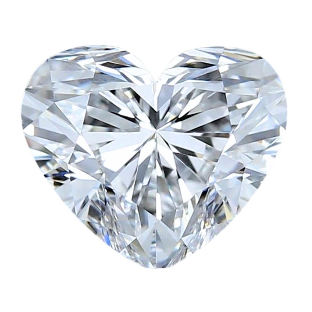 1 pcs Gyémánt  - 1.20 ct - Szív - VVS2 #1.1