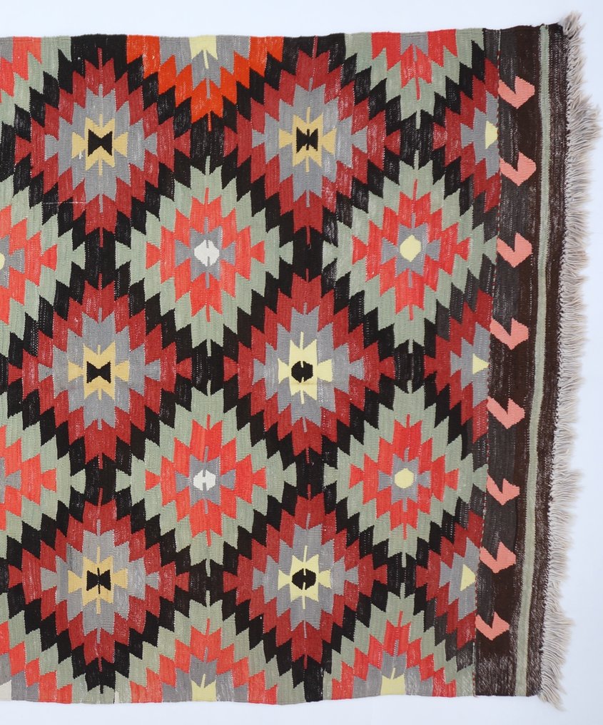 Usak - 凯利姆平织地毯 - 271 cm - 174 cm #3.1