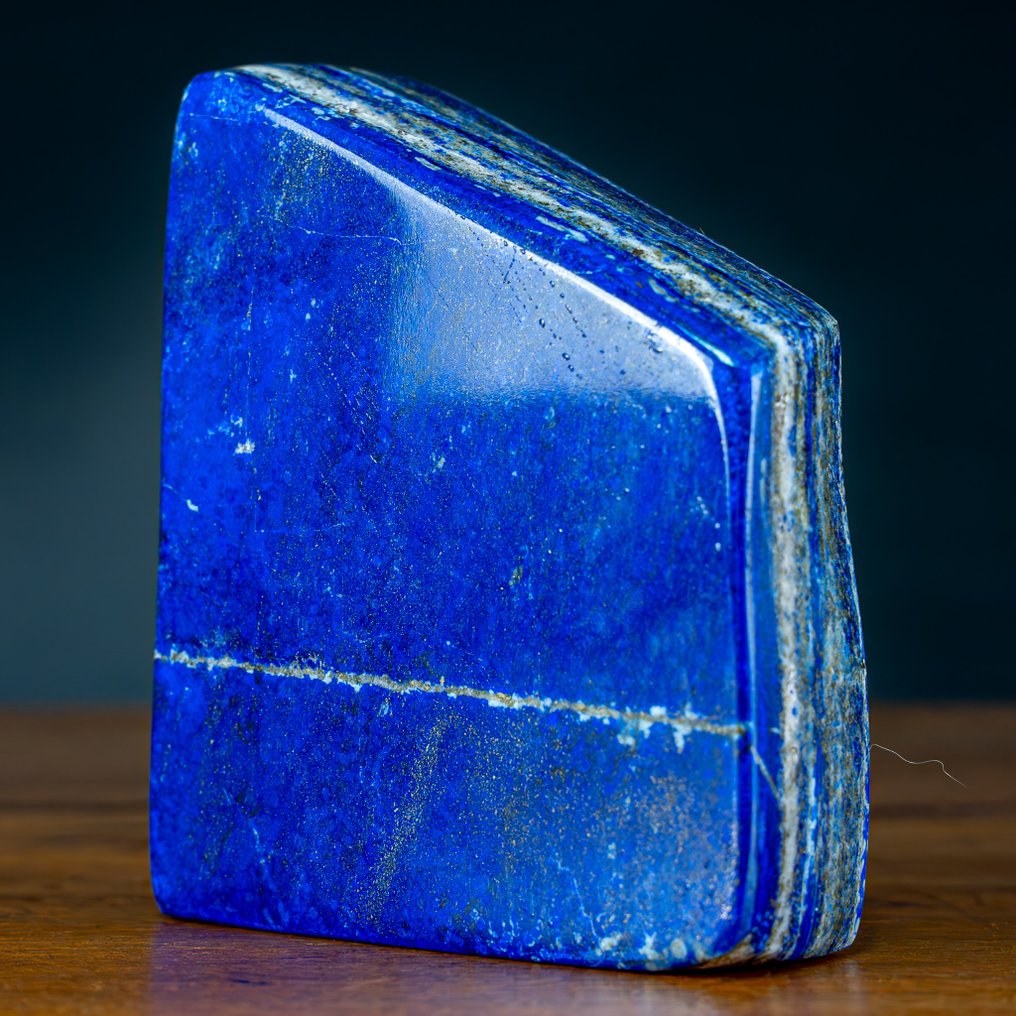Pierre précieuse - Grand Lapis Lazuli bleu décoratif Sculpture- 963.05 g #1.2