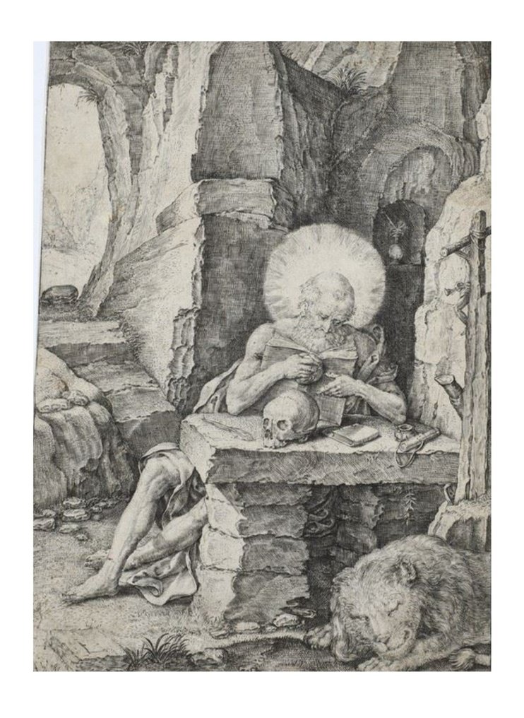 Raphael de Mey (XVI) - San gerolamo con il leone - #1.1