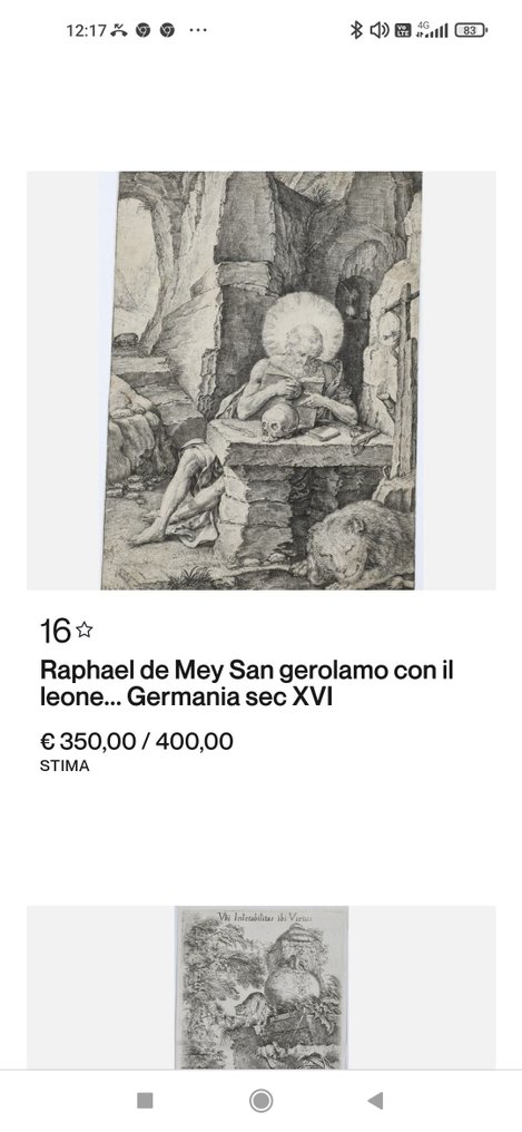 Raphael de Mey (XVI) - San gerolamo con il leone - #2.2
