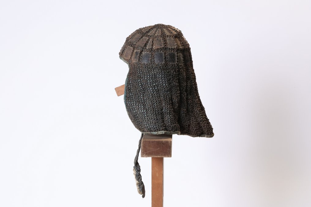 日本头盔 - 日本 - 真人大小的古董链甲兜帽 Edo Period (1600-1868) #3.2