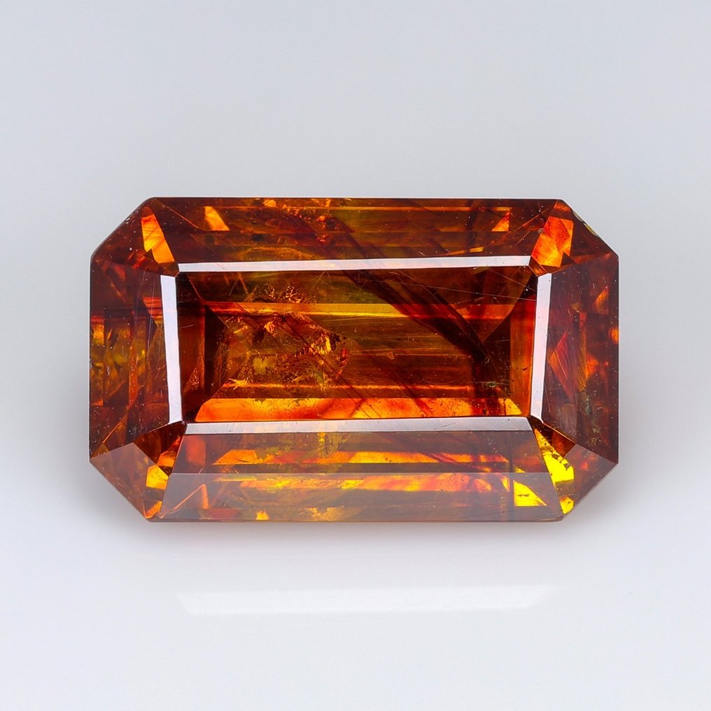 没有保留价 - 1 pcs  橙色 闪锌矿  - 8.64 ct - 国际宝石研究院（IGI） - 616489938 #1.1