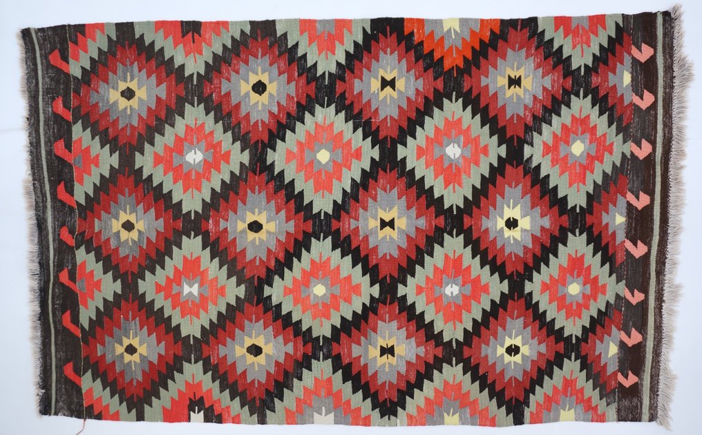 Usak - 凯利姆平织地毯 - 271 cm - 174 cm #1.1