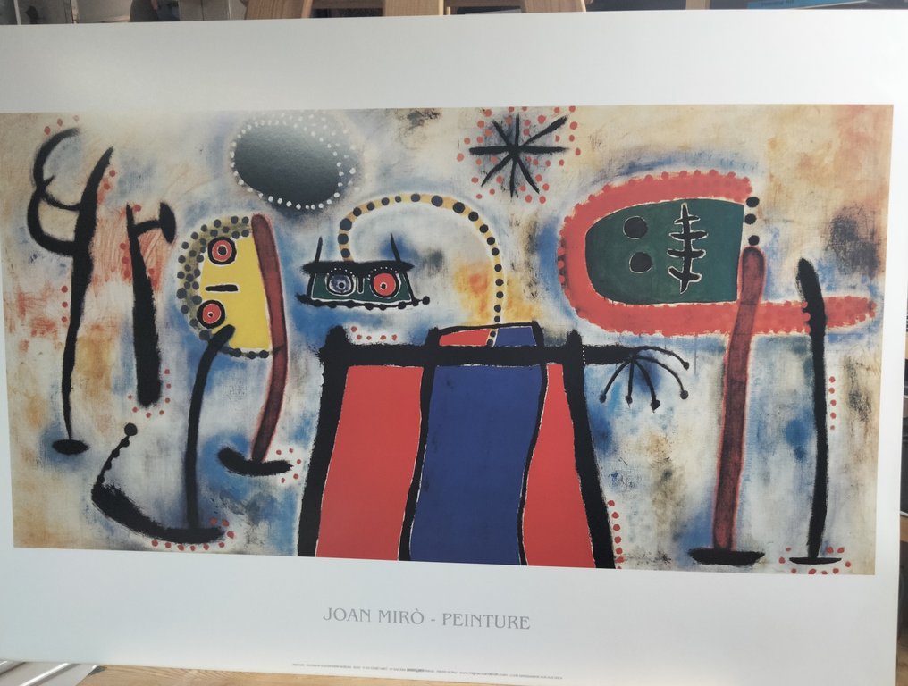 Joan Miró, after - Dibujo Litográfico Offset #1.2