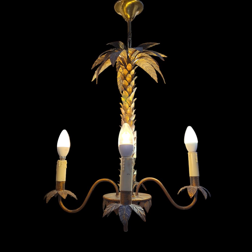 枝形吊灯 - 归属于 Maison Jansen - 青铜或紫铜外观金属 #1.2