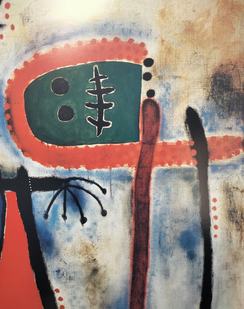 Joan Miró, after - Dibujo Litográfico Offset #2.1