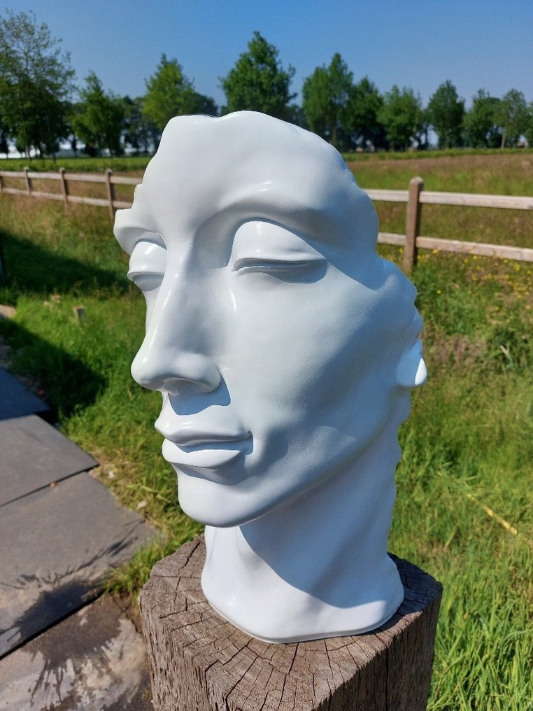 塑像, statue head in white color - 50 cm - polyresin #4.3
