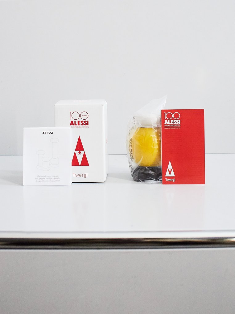 Alessi - Ettore Sottsass - Αναδευτήρες αλατιού και πιπεριού - Twergi ES18 - Ξύλο (Οξιά) - ΕΠΙΛΕΞΤΕ ΤΟ ΧΡΩΜΑ ΣΑΣ #3.2