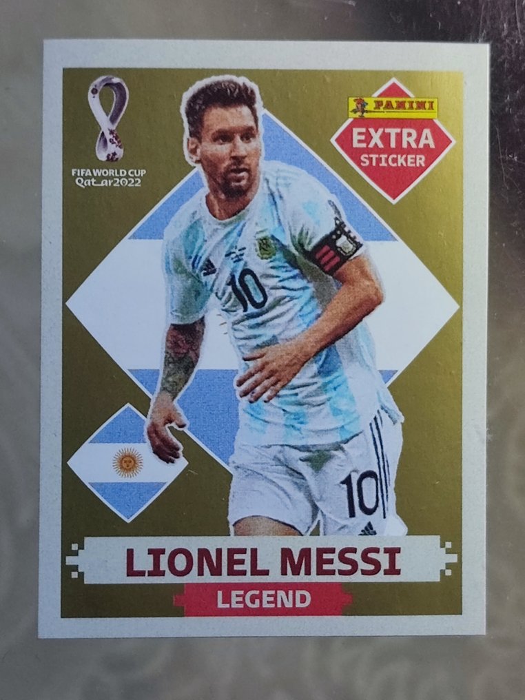Panini - World Cup Qatar 2022 - Extra Sticker Messi Legend GOLD - 1 Sticker #1.1