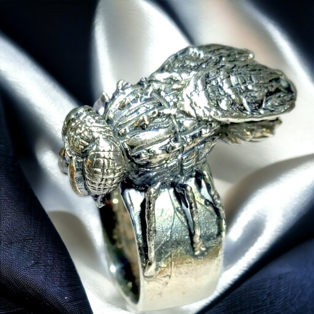 handmade silver ring  - Diorama #1.1