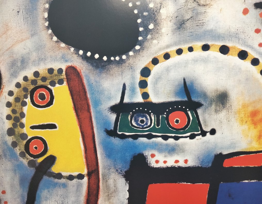 Joan Miró, after - Dibujo Litográfico Offset #1.3