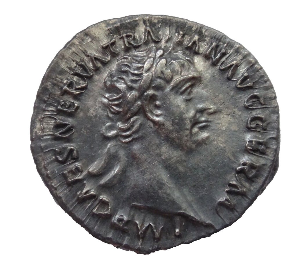 Empire romain. TRAJAN (98-117). Denarius Rome mint. #2.2