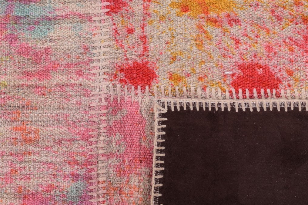 Retalhos finos de kilim nova peça única Persa Jean Wash - Carpete - 3 cm - 2 cm #1.3