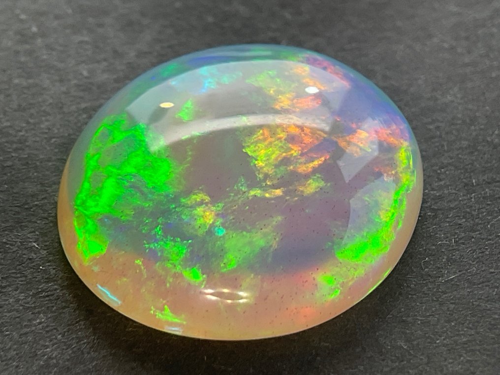 Opal - 24.21 ct - Antwerp Laboratory for Gemstone Testing (ALGT) #1.0