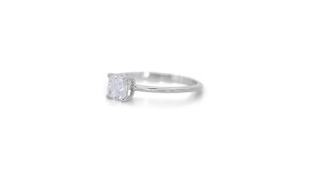 Ring - 18 kraat Hvidguld -  1.00ct. tw. Diamant  (Natur) #2.1