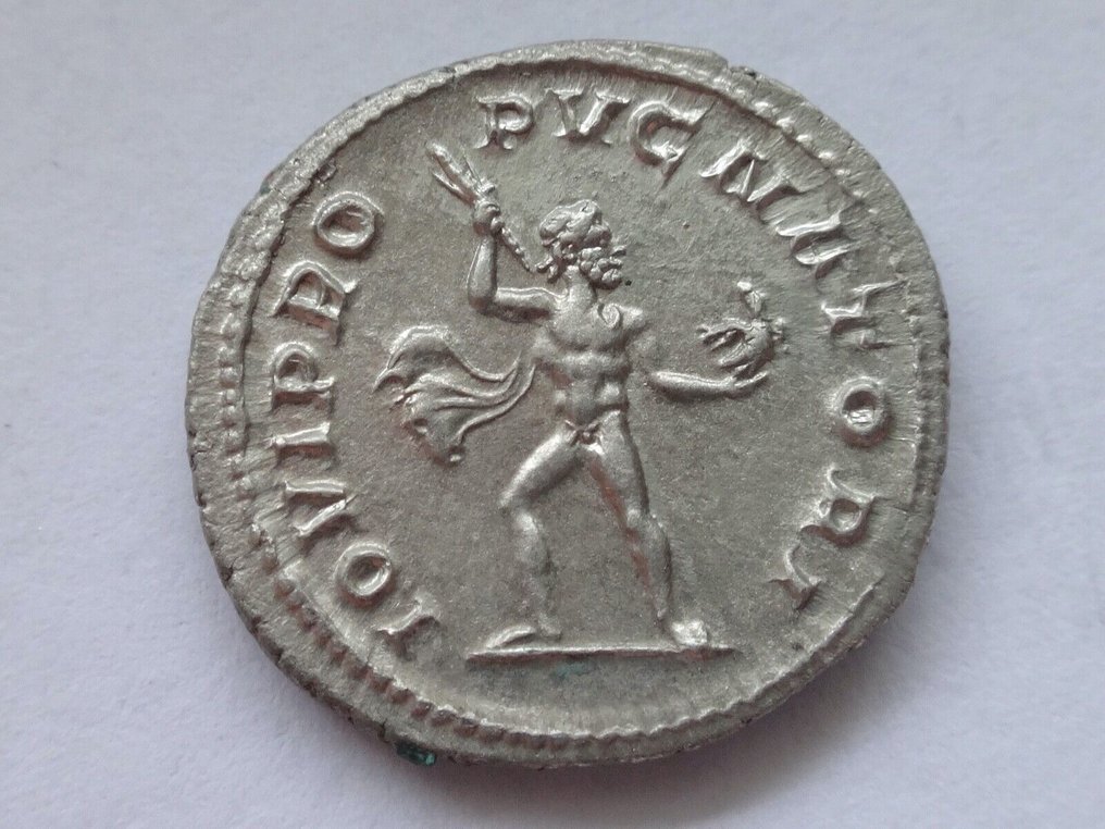 Impero romano. NGC MS 5/5- 3/5 Severus Alexander AD 222-235.. Denarius #3.2