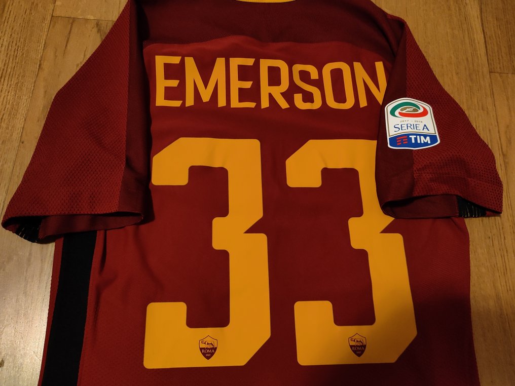 AS Roma - Italian Football League - Emerson Palmieri - Football shirt #3.1