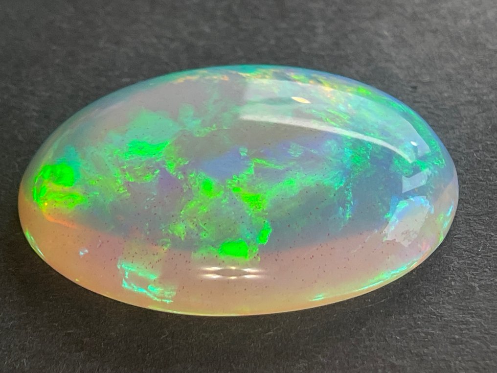 Opal - 24.21 ct - Antwerp Laboratory for Gemstone Testing (ALGT) #2.1