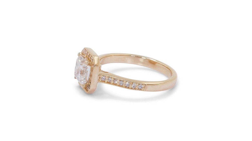 Δαχτυλίδι - 18 καράτια Κίτρινο χρυσό Διαμάντι  (Φυσικό) - Διαμάντι #2.2