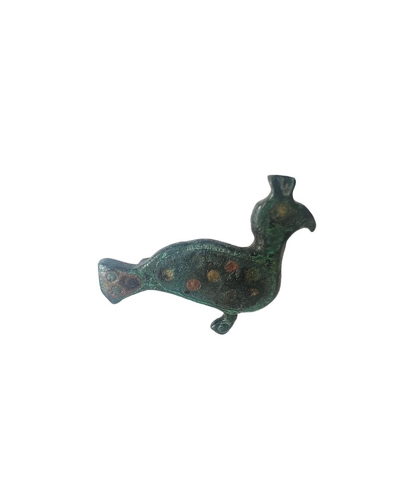 古罗马 黄铜色 动物胸针-鸟类 - 33 mm #1.1