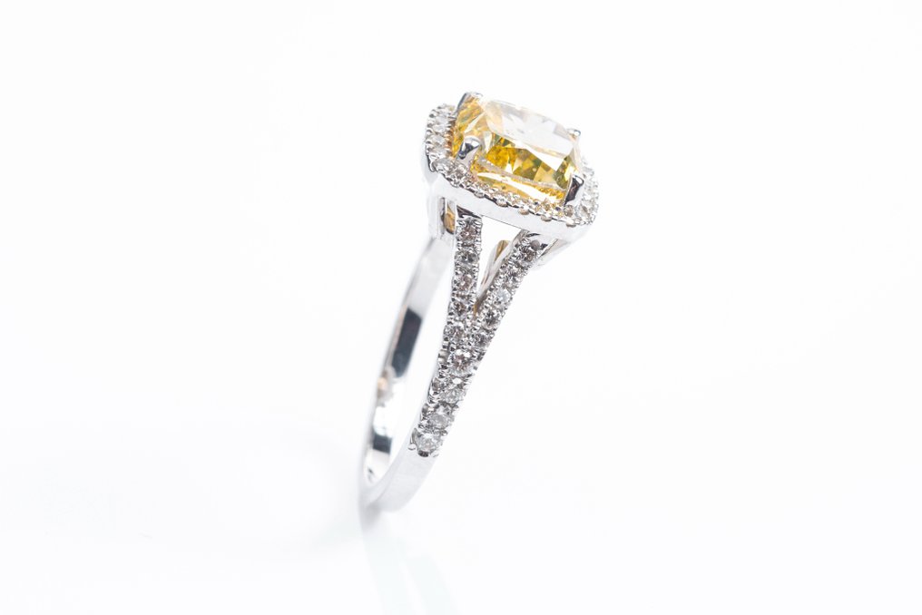 Stapelring - 18 kt Weißgold -  3.14ct. tw. Diamant  (Natürlich) - Diamant #2.1