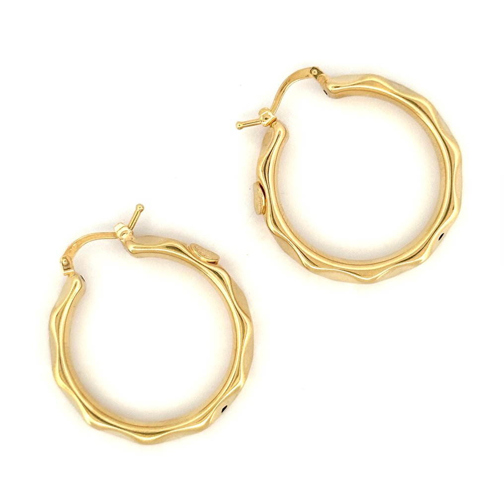 Orecchini - 3.8 gr - 3 cm - 18 Kt - Earrings - 18 kt. Yellow gold #2.1