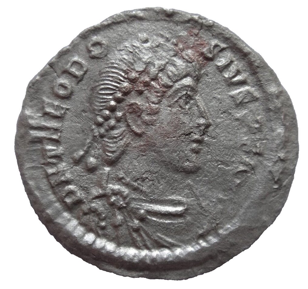 罗马帝国. 西奥多修斯一世（公元379-395）. Siliqua #1.1