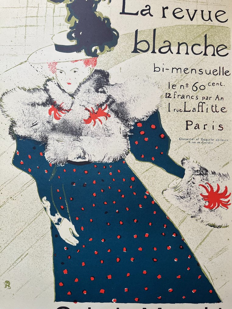 Henri de Toulouse Lautrec - La Revue Blanche (lithography, 1966) - Anni ‘60 #1.2