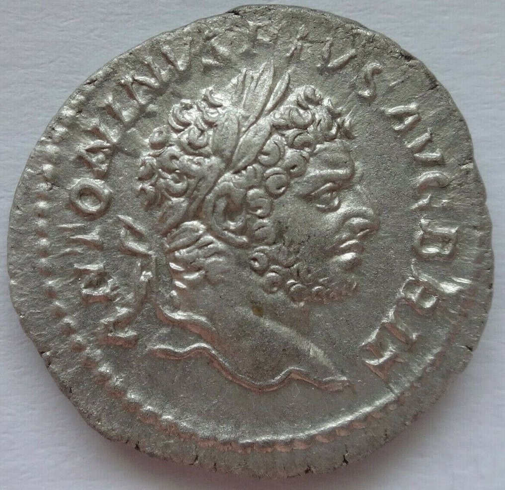 Empire romain. Caracalla. AD 198-217 AR. Denarius #1.1