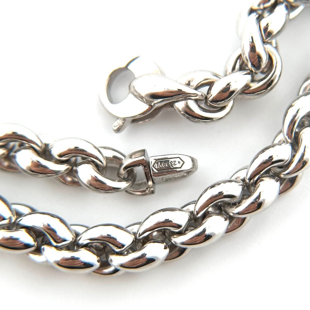 Handmade - Pulsera - Roló piena - 9.9 g - 18 quilates Oro blanco #4.3