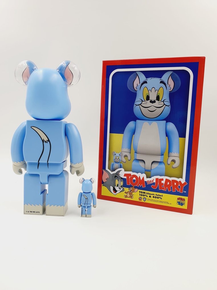 Tom &Jerry  x Medicom toy - Be@rbrick  Tom Classic Color (Tom & Jerry)400% 100% Bearbrick 2023 #1.2