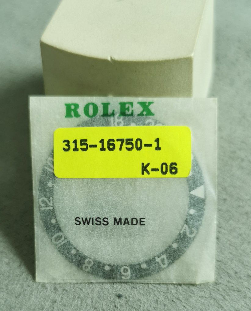 Rolex - 315-16750-1 K-06 - Gmt Master Black Bezel 1675 16750 New #1.1