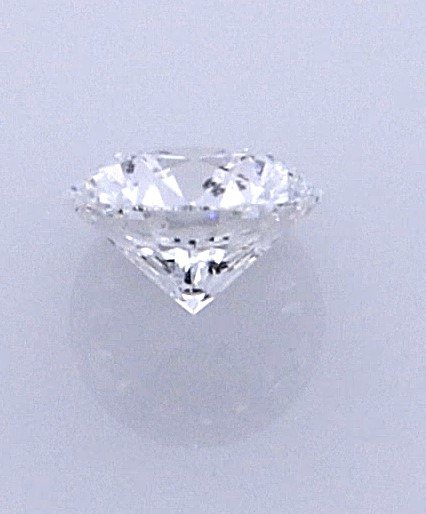 1 pcs Gyémánt - 0.33 ct - Kerek - D (színtelen) - SI2 #2.1